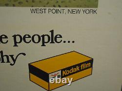 Vintage Kodak Film Advertising Display Sign West Point New York 27 X 19