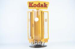 Vintage Kodak Film Display Camera Store Metal Rotating Countertop Dispenser V11