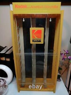 Vintage Kodak Film Store Counter Or Wall Advertising Display Dispenser Must Have