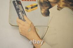 Vintage Kodak Store Display Bicycle Girl Advertising Stand Up 18 A6-892