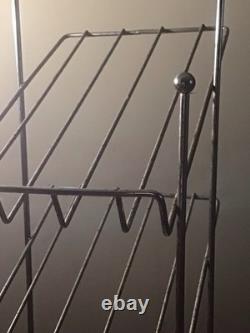 Vintage LANCE 4-TIER Wire Metal Rack Advertising Display Stand Candy Snack Nuts