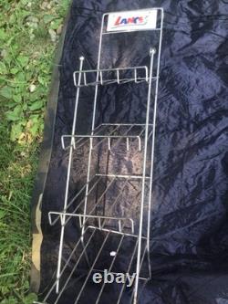 Vintage LANCE 4-TIER Wire Metal Rack Advertising Display Stand Candy Snack Nuts