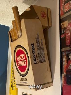 Vintage LUCKY STRIKE LIGHT TOASTED Cigarette Display 1980s