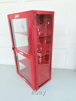 Vintage Lance Candy Glass Metal Store Display Cabinet Case Advertising Sign
