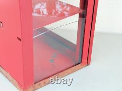 Vintage Lance Candy Glass Metal Store Display Cabinet Case Advertising Sign