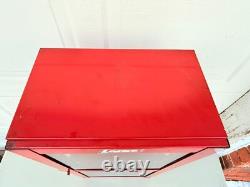 Vintage Lance Candy Glass Metal Store Display Cabinet Case Advertising Sign