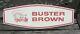 Vintage Large Buster Brown Shoes Store Display Sign Masonite