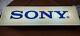 Vintage Large SONY Lighted Advertising Sign store display rare working 1mt