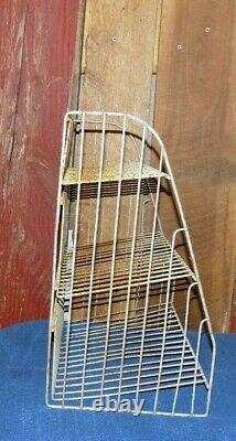 Vintage Lay's Go B Tweens Rack Store Metal Display Three Tier Sign Potato Chips