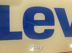 Vintage Levi's 501 Denim Jeans Double Sided Advertising Store Display Sign USA