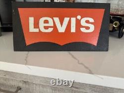 Vintage Levi's 501 Jeans store display advertising signs