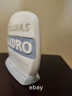 Vintage Lladro Porcelain Display Sign for Store Porcelanas Valenica Spain RARE
