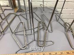 Vintage Lot Of 14 Store Displays And Signs Metal Chrome Stainless