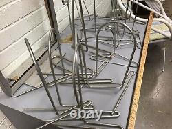 Vintage Lot Of 14 Store Displays And Signs Metal Chrome Stainless