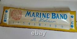 Vintage M Hohner 24.5 Marine Band Harmonica Inflatable Blow-Up Store Display