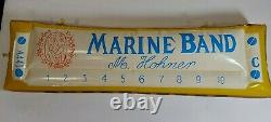 Vintage M Hohner 24.5 Marine Band Harmonica Inflatable Blow-Up Store Display