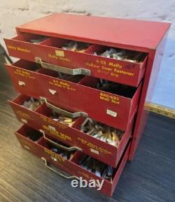 Vintage MOLLY Hardware Advertising Cabinet General Store Counter Display Sign