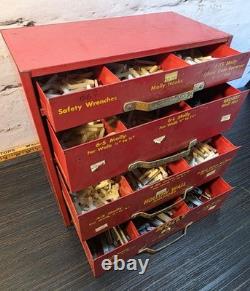 Vintage MOLLY Hardware Advertising Cabinet General Store Counter Display Sign