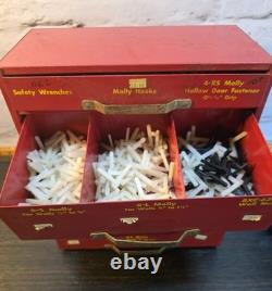 Vintage MOLLY Hardware Advertising Cabinet General Store Counter Display Sign