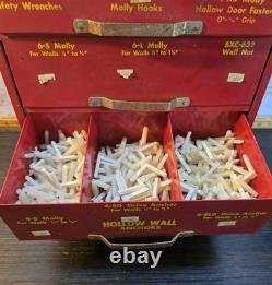 Vintage MOLLY Hardware Advertising Cabinet General Store Counter Display Sign