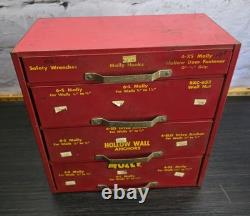 Vintage MOLLY Hardware Advertising Cabinet General Store Counter Display Sign