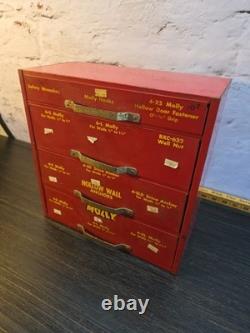Vintage MOLLY Hardware Advertising Cabinet General Store Counter Display Sign