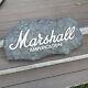 Vintage Marshall Amplification Amps original store sign display 1980s faux rock