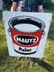 Vintage Mautz Paint Tin Metal Advertising Store Display Sign