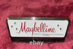 Vintage Maybelline Store Display Brass 1950s Brass MCM Star Lite 5x3x2 Mint