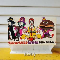 Vintage McDonald's McDonaldland Cookies Store Display Box Holder
