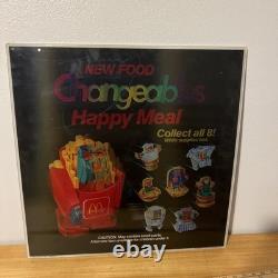 Vintage McDonalds Changeables Happy Meal Holographic Store Display Sign 1988