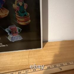 Vintage McDonalds Changeables Happy Meal Holographic Store Display Sign 1988