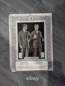Vintage Men's Fashion Store Display Poster