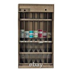Vintage Metal Cigarette Display Case Winston Salem Sign Shelf Display 1970s