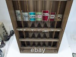 Vintage Metal Cigarette Display Case Winston Salem Sign Shelf Display 1970s