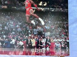 Vintage Michael Jordan #23 Free Throw Line Dunk Store Display Nike Sign