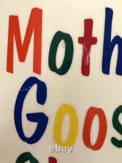 Vintage Mother Goose Shoes Advertising Light Up Store Display Sign WORKS