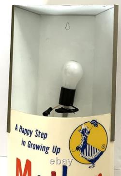 Vintage Mother Goose Shoes Advertising Light Up Store Display Sign WORKS