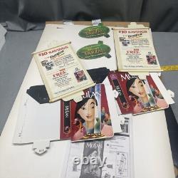 Vintage Mulan Disney Video Store Display Standee With Original Box Never Used