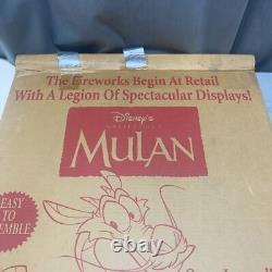 Vintage Mulan Disney Video Store Display Standee With Original Box Never Used