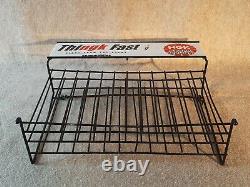 Vintage NGK Spark Plugs Hardware Store Display Rack SNOWMOBILE Thingk Fast Sign