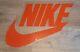 Vintage NIKE Hanging Acrylic Sign Retail Store Display Sign Dealer Issue