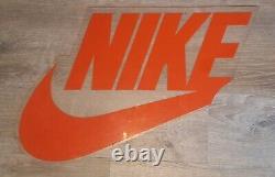 Vintage NIKE Hanging Acrylic Sign Retail Store Display Sign Dealer Issue