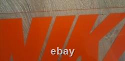 Vintage NIKE Hanging Acrylic Sign Retail Store Display Sign Dealer Issue