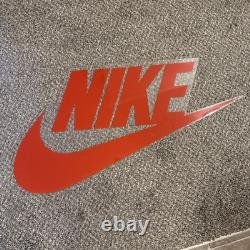Vintage NIKE Swoosh Hanging Acrylic Sign Store Display / Dealer Issue 90s 36x20