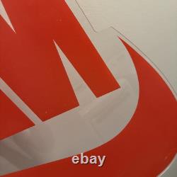 Vintage NIKE Swoosh Hanging Acrylic Sign Store Display / Dealer Issue 90s 36x20