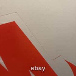 Vintage NIKE Swoosh Hanging Acrylic Sign Store Display / Dealer Issue 90s 36x20