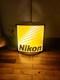 Vintage NIKON light sign store display advertising collectibles rare working
