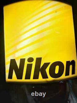 Vintage NIKON light sign store display advertising collectibles rare working