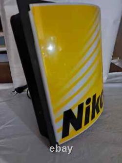 Vintage NIKON light sign store display advertising collectibles rare working